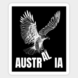 Austria Not Australia Eagle, No Kangaroos in Austria Magnet